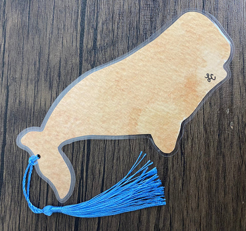 American Traditional Whale Tattoo Bookmark - Nautical Anchor Moby Dick Sea Ocean Adventure