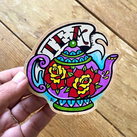 Mexican Folk Art Kitchen Canister Labels Set Day of the Dead Decals - Sugar, Tea, Coffee, & Flour Stickers for Jars & Containers