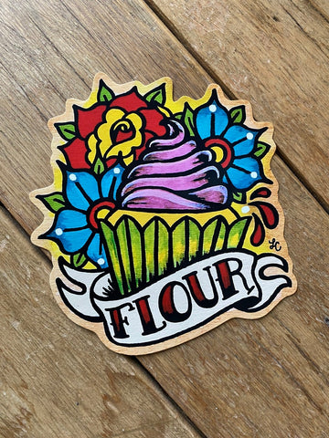 Mexican Folk Art Kitchen Canister Labels Set Day of the Dead Decals - Sugar, Tea, Coffee, & Flour Stickers for Jars & Containers
